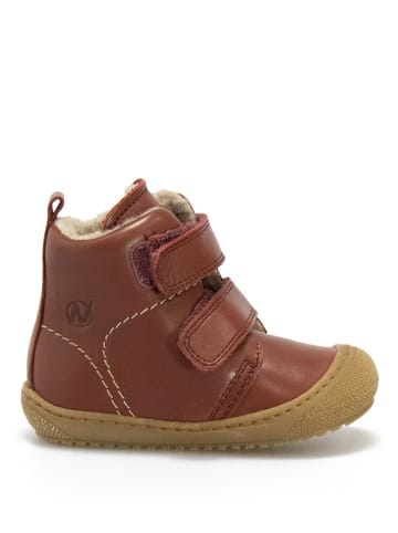 Naturino Leder-Winterboots in Rotbraun