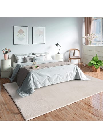 Nazar Hochflor-Teppich "Loft" in Creme