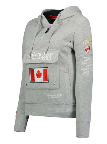 Canadian Peak Hoodie "Gyrelle" in Grau