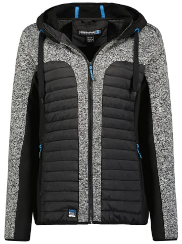 Canadian Peak Fleece vest "Taqueak" zwart/grijs