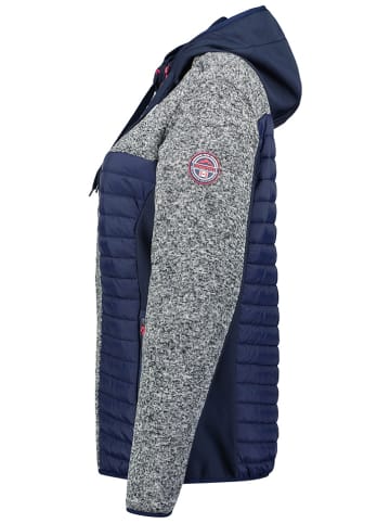 Canadian Peak Fleece vest "Taqueak" donkerblauw/grijs