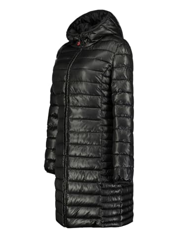 Geographical Norway Doorgestikte mantel "Annecy" zwart