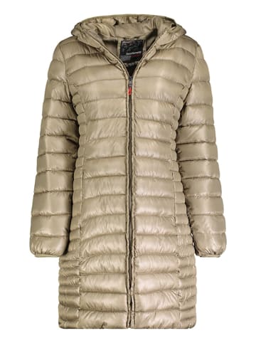 Geographical Norway Płaszcz pikowany "Annecy" w kolorze beżowym
