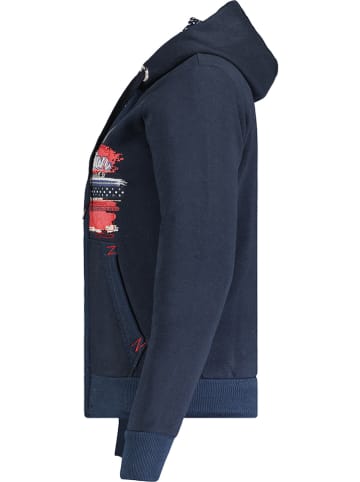 Geographical Norway Sweatvest "Farlotte" donkerblauw