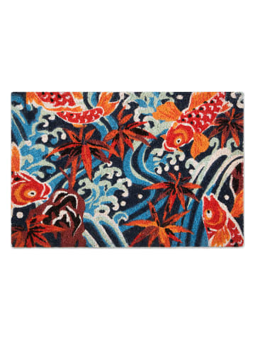 Trendy Kitchen by EXCÉLSA Wycieraczka "Kimono" w kolorze czerwono-turkusowym - 60 x 40 cm