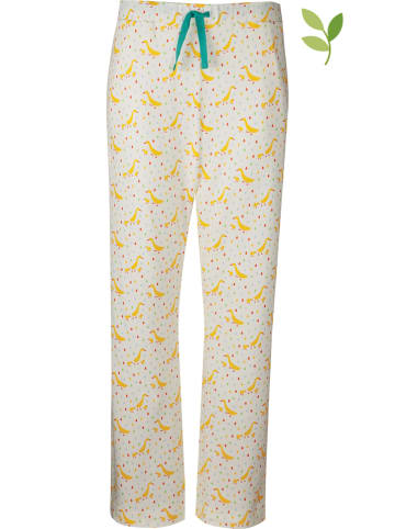 Frugi Pyjama-Hose "Pansy" in Weiß/ Gelb