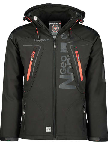 Geographical Norway Kurtka softshellowa "Techno" w kolorze czarnym