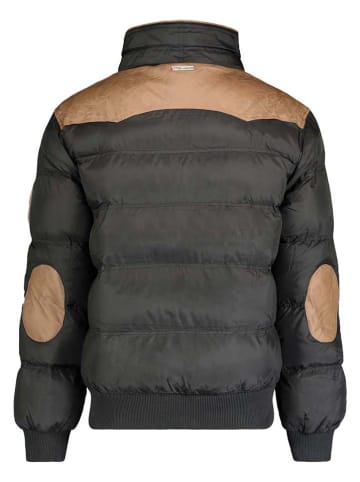 Geographical Norway Doorgestikte jas "Abramovitch" zwart