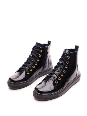 BOSCCOLO Skórzane sneakersy w kolorze czarnym