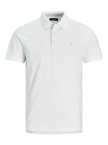 Jack & Jones Koszulka polo "Jjepaulos" w kolorze biaÅ‚ym