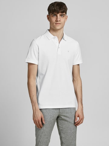 Jack & Jones Koszulka polo "Jjepaulos" w kolorze białym