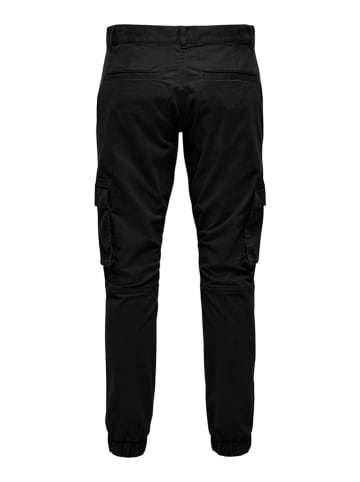 ONLY & SONS Cargobroek "Cam" zwart
