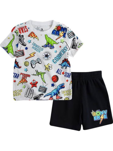 Converse 2-delige outfit wit/zwart