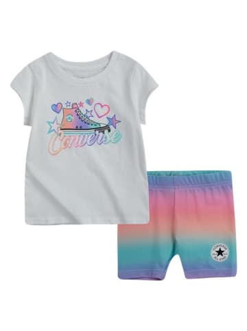 Converse 2-delige outfit wit/meerkleurig