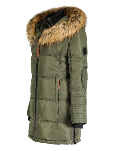 ANAPURNA Parka "Beautana" w kolorze khaki