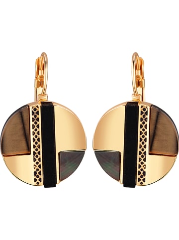 MENTHE À L'O Vergold. Ohrringe mit Perlmutt