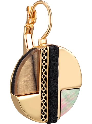 MENTHE À L'O Vergold. Ohrringe mit Perlmutt