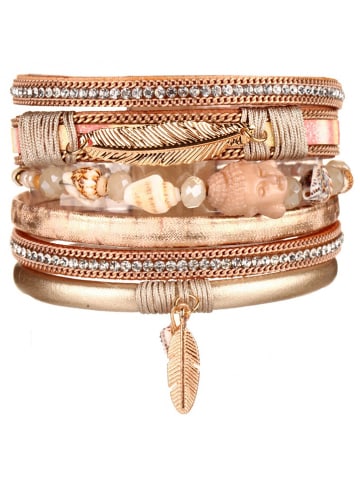 MENTHE À L'O Armband mit Perlmutt und Kristallen