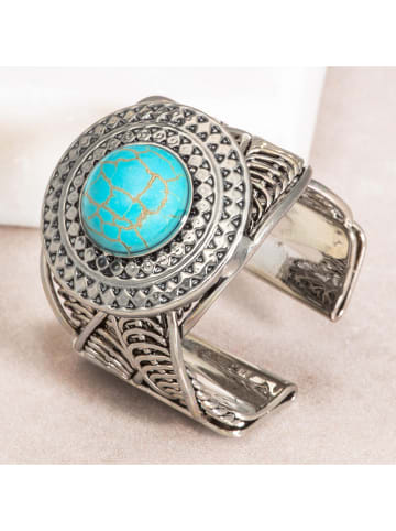 MENTHE À L'O Edelstahl-Ring mit Edelstein
