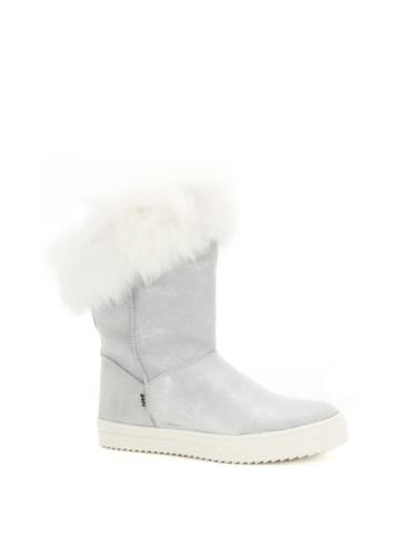 Bartek Leder-Boots in Silber