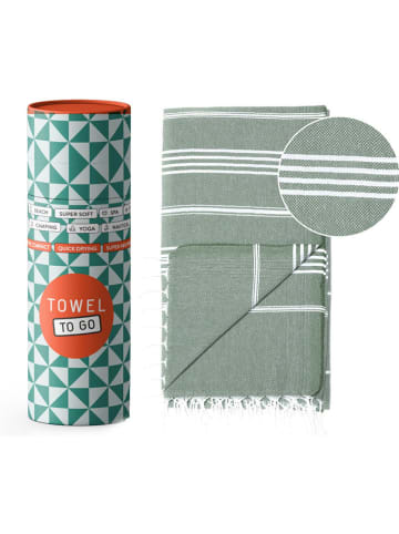 Towel to Go Strandtuch "Towel to Go - Ipanema" in Anthrazit - (L)180 x (B)100 cm