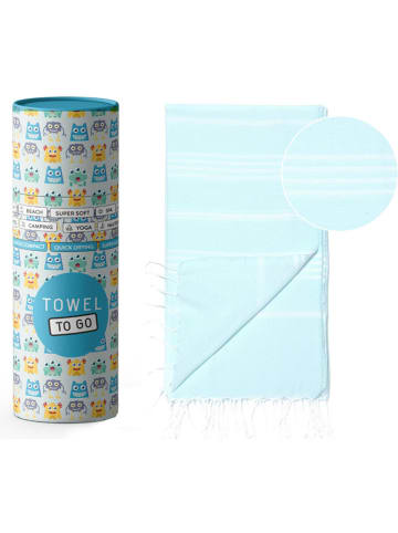 Towel to Go Strandtuch "Towel To Go" in Mint - (L)180 x (B)100 cm