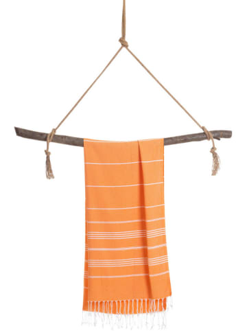 Towel to Go Strandtuch "Towel to Go - Ipanema" in Orange - (L)180 x (B)100 cm