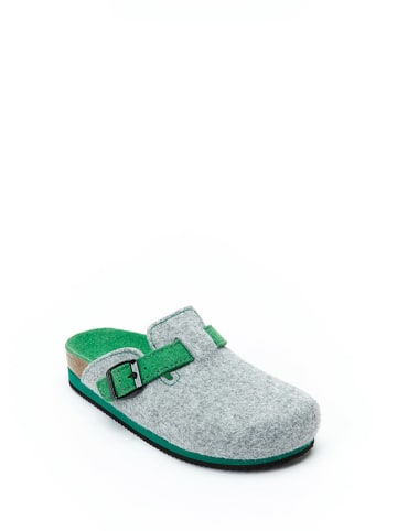 Mandel Clogs grijs/groen
