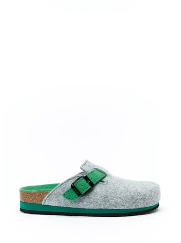 Mandel Clogs grijs/groen
