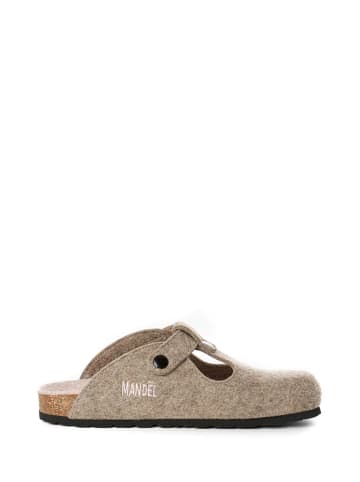 Mandel Pantoffels beige