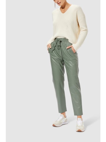 Rich & Royal Spodnie w kolorze zielonym