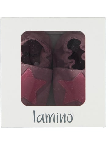 lamino Leren kruipschoentjes lichtroze/roze