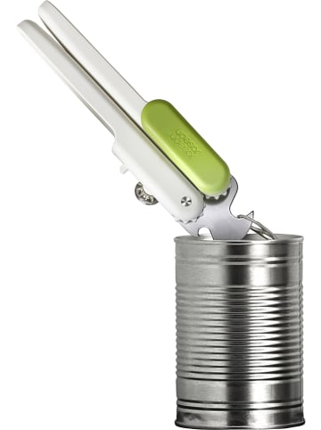 JosephJoseph 3in1-Dosenöffner in Weiß/ Grün - (L)18,5 cm