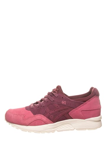 asics Leder-Sneakers "Gel Lyte V" in Rot/ Rosa