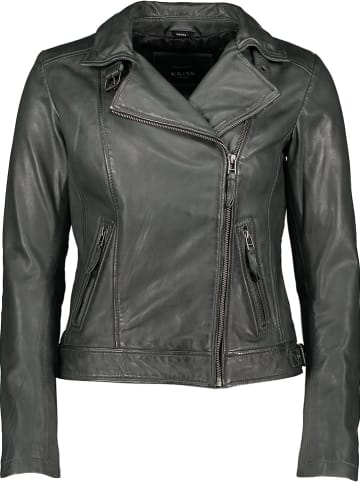 KRISS Lederjacke in Grau