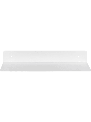 Actona Wandregal "Joliet" in Weiß - (B)50 x (H)7 x (T)15 cm