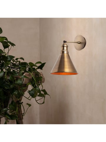 Opviq Wandlamp "Berceste" goudkleurig - (B)20 x (H)29 cm