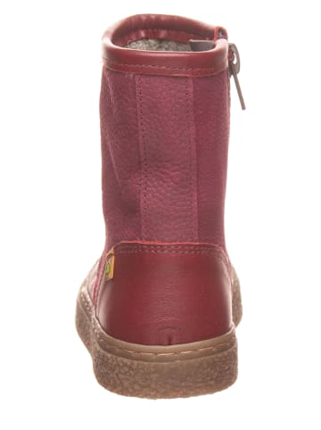 El Naturalista Leder-Boots in Rot