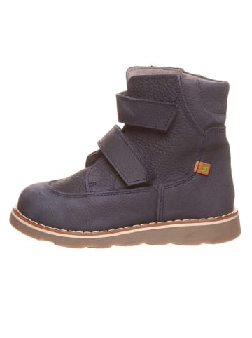 El Naturalista Leren boots donkerblauw