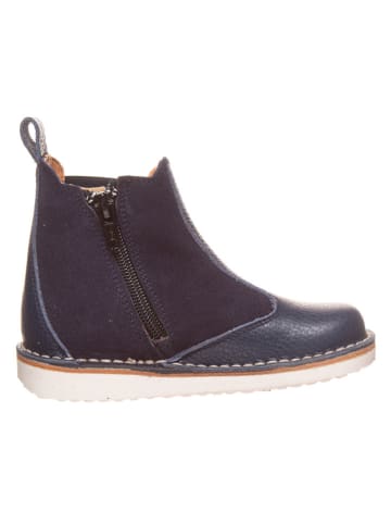 El Naturalista Leren chelseaboots donkerblauw