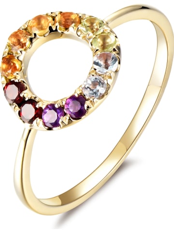 Diamant Exquis Gouden ring met edelstenen