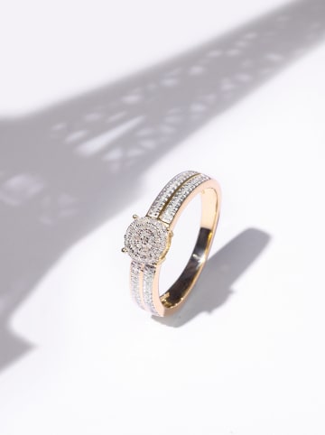 CARATELLI Gouden ring "Toi que j'aime" met diamanten