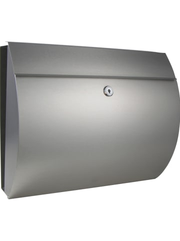 Everysentials Edelstahl-Briefkasten - (B)38 x (H)30,5 x (T)13,5 cm