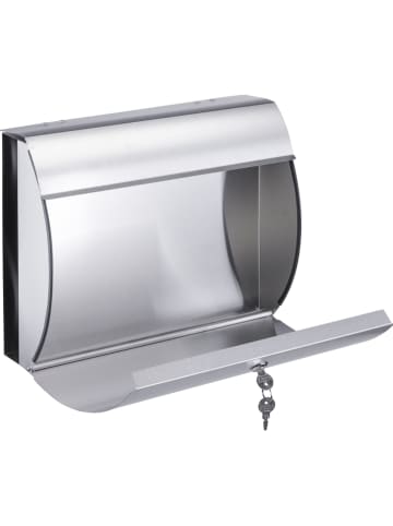 Everysentials Edelstahl-Briefkasten - (B)38 x (H)30,5 x (T)13,5 cm