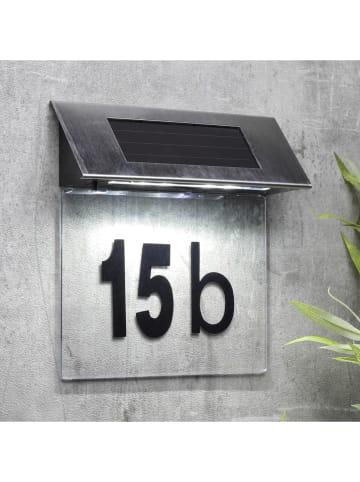 Garden Hero Ledsolarbuitenlamp zilverkleurig - (B)19 x (H)18,5 cm