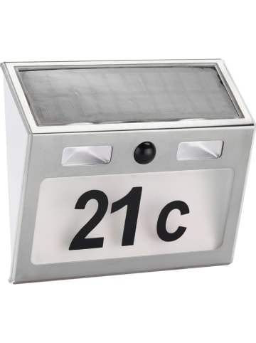 Garden Hero LED-Solar-Außenleuchte in Silber - (B)18 x (H)15,5 cm
