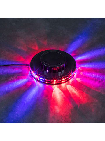 Nordheim Led-discolamp zwart - (H)4 x Ø 12,5 cm