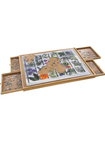 Profiline Puzzletisch in Hellbraun - (B)90 x (H)4,5 x (T)67 cm