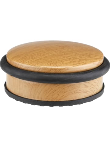 Everysentials Stoper do drzwi w kolorze jasnobrązowym  - (W)4,5 cm x Ø 10 cm