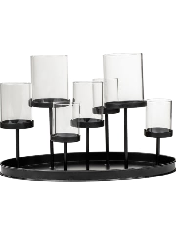 Profiline Kaarsenhouder zwart - (B)34,5 x (H)23 x (D)20 cm